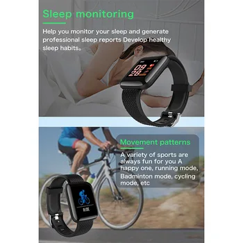 New Smart Bracelet Band 1.3 Inch Heart Rate Blood Pressure Sleep Monitoring for Sport DOM668
New Smart Bracelet Band 1.3 Inch Heart Rate Blood Pressure Sleep Monitoring for Sport DOM668