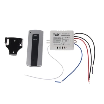 OOTDTY Wireless 1 Channel ON/OFF Lamp Remote Control Switch Receiver Transmitter Capable Of Connecting Any Loads
OOTDTY Wireless 1 Channel ON/OFF Lamp Remote Control Switch Receiver Transmitter Capable Of Connecting Any Loads