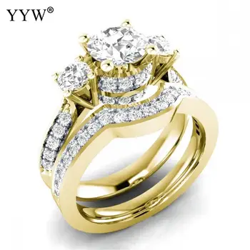 2pcs/lot Engagement Ring alloy Steel Couple Ring 5/6/7/8/9/10/11/12size Wedding Ring Sets AAA Zircon Square And Round Zircon
2pcs/lot Engagement Ring alloy Steel Couple Ring 5/6/7/8/9/10/11/12size Wedding Ring Sets AAA Zircon Square And Round Zircon