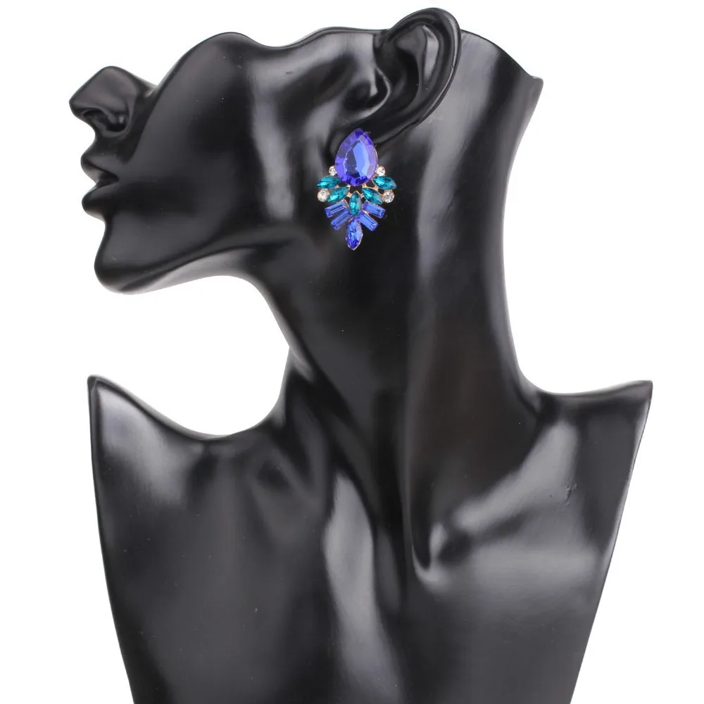 NEW Women Fashion Jewelry Style Blue/Black/Pink Earrings Handmade Rhinestone sweet stud crystal Dangle earrings for women girl
NEW Women Fashion Jewelry Style Blue/Black/Pink Earrings Handmade Rhinestone sweet stud crystal Dangle earrings for women girl
