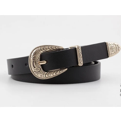 Classic Buckles Belt female deduction side gold buckle jeans wild belts for women fashion students simple casual trousers
Classic Buckles Belt female deduction side gold buckle jeans wild belts for women fashion students simple casual trousers