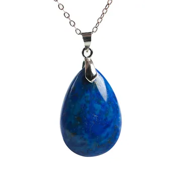Genuine Deep Blue Natural Lapis Lazuli Pendant Crystal Gemstone Women Necklace Charms Water Drop Natural Stone Pendant 28*19*7mm
Genuine Deep Blue Natural Lapis Lazuli Pendant Crystal Gemstone Women Necklace Charms Water Drop Natural Stone Pendant 28*19*7mm