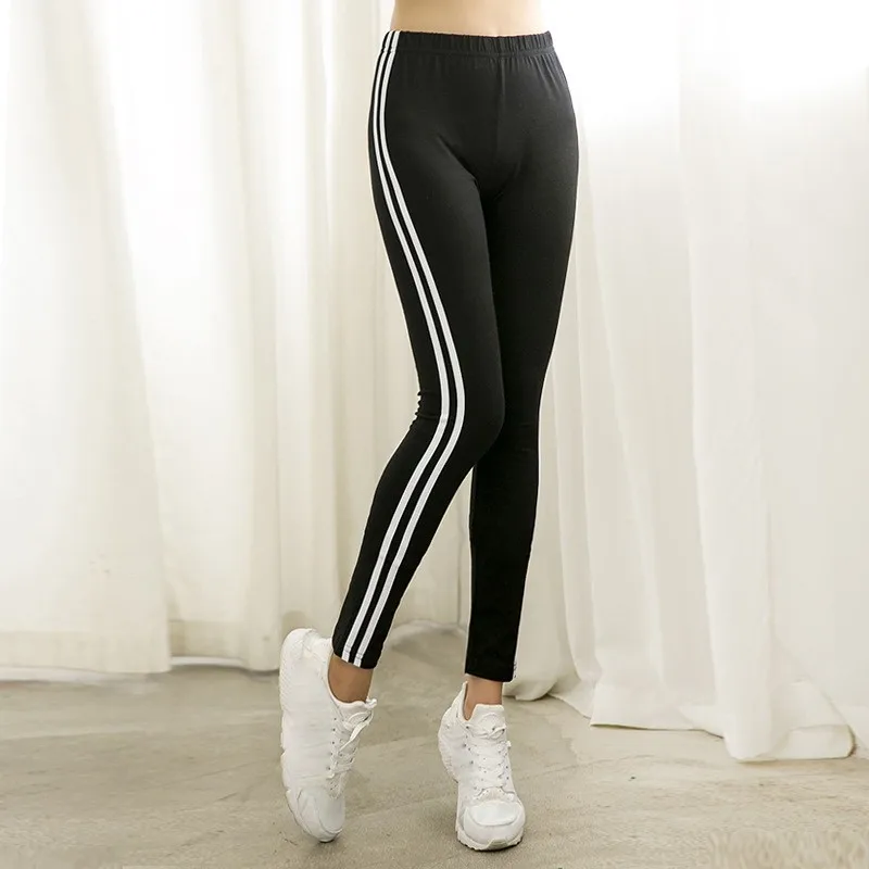 Free Shipping Side Striped Trousers For Women Elastic Waist Trouser New Cotton Pencil Pants Female Skinny Slim Ankle-length Pant
Free Shipping Side Striped Trousers For Women Elastic Waist Trouser New Cotton Pencil Pants Female Skinny Slim Ankle-length Pant