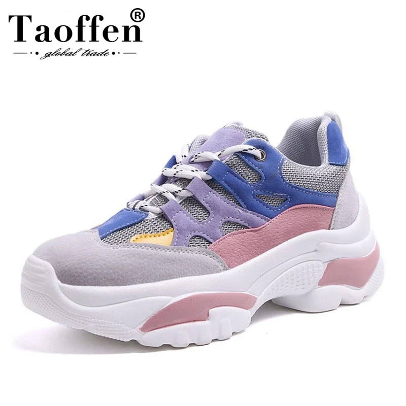 Taoffen Casual Girl Vulcanized Shoes Platform Wedges Mixed Color Cross Tied Sneakers Mountain Hiking Shoes Women Size 35-40
Taoffen Casual Girl Vulcanized Shoes Platform Wedges Mixed Color Cross Tied Sneakers Mountain Hiking Shoes Women Size 35-40