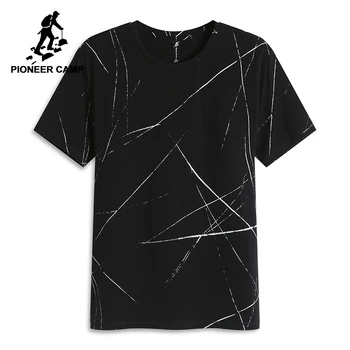 Pioneer Camp men T shirt accelerator fashion pattern brand casual summer Tshirt male quality stretch black Tees & tops ADT802081
Pioneer Camp men T shirt accelerator fashion pattern brand casual summer Tshirt male quality stretch black Tees & tops ADT802081