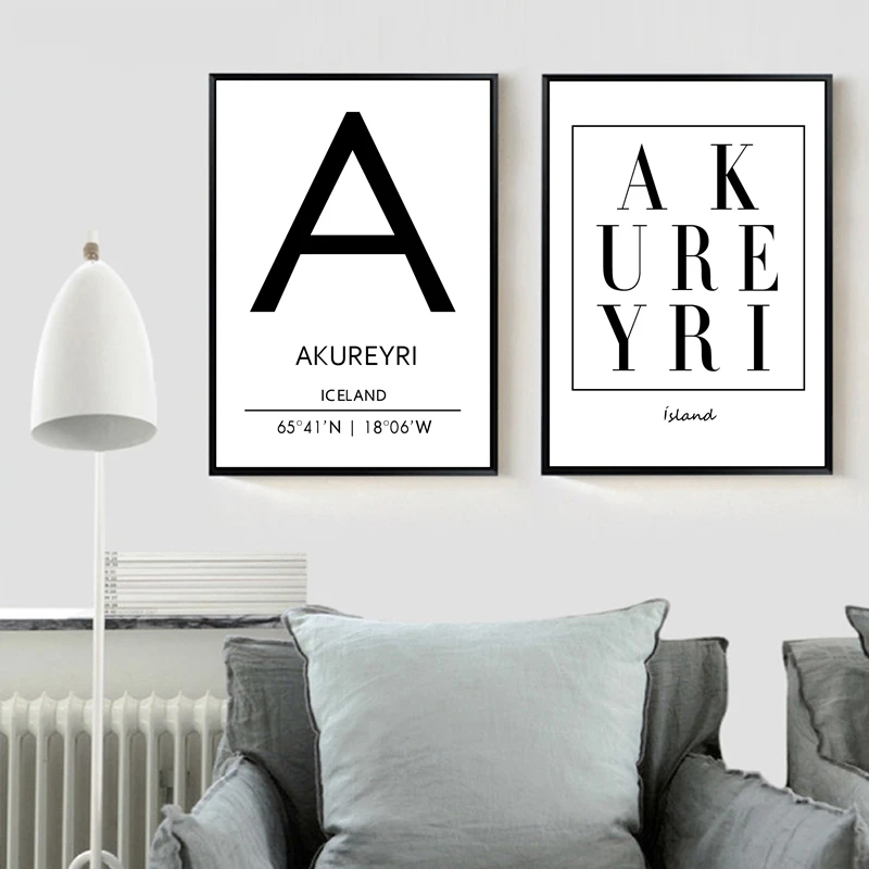 Iceland City Akureyri Wall Art Prints And Poster , Akureyri Island Minimalist Art Canvas Painting Wall Picture Nordic Home Decor
Iceland City Akureyri Wall Art Prints And Poster , Akureyri Island Minimalist Art Canvas Painting Wall Picture Nordic Home Decor
