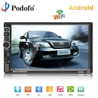 Podofo 2 din Android Car Radio GPS Navigation Car Audio 2DIN 7