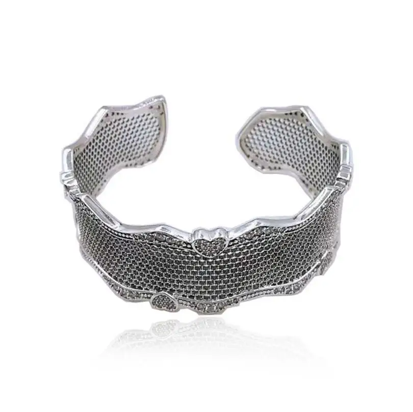 New Silver Bangle Original 100% 925 Sterling Silver Lace Of Love Bangle DIY Jewelry Making Wholesale
New Silver Bangle Original 100% 925 Sterling Silver Lace Of Love Bangle DIY Jewelry Making Wholesale