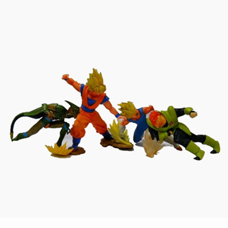 4pcs Dragon Ball Z Majin Vegeta Cell ANDROID 16 Goku Figurine Toy Brinquedos Figurals DBZ Model Gift
4pcs Dragon Ball Z Majin Vegeta Cell ANDROID 16 Goku Figurine Toy Brinquedos Figurals DBZ Model Gift