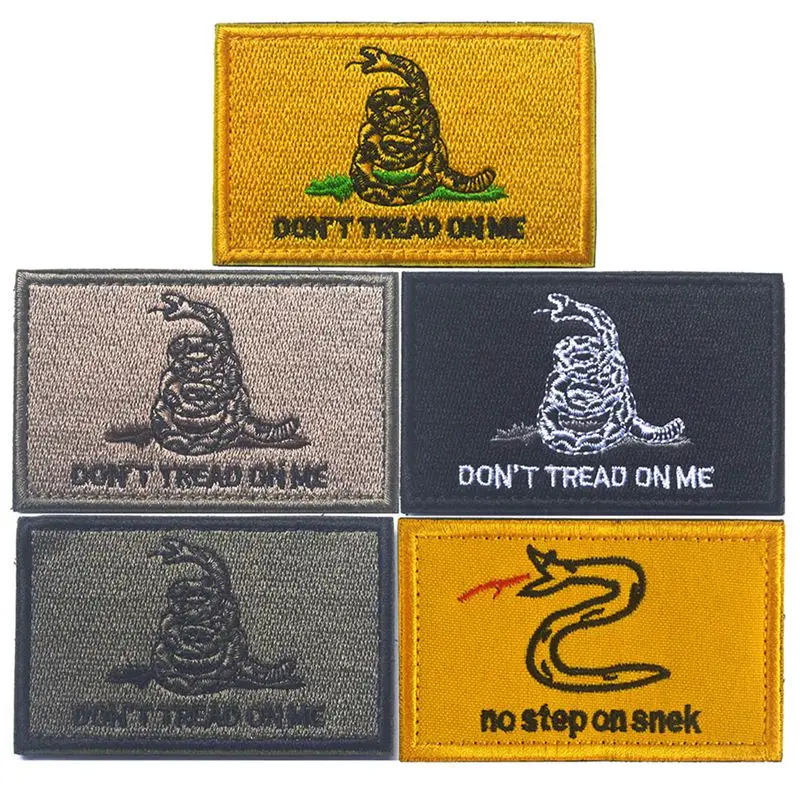 Embroidery Patch Army Tactical Emblem Appliques Embroidered Badges Snake Dont Tread On Me
Embroidery Patch Army Tactical Emblem Appliques Embroidered Badges Snake Dont Tread On Me