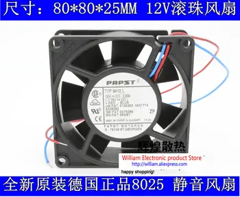 New Original EBM PAPST 12V 0.8W TYP8412L 80*80*25MM 8CM double ball mute inverter cooling fan
New Original EBM PAPST 12V 0.8W TYP8412L 80*80*25MM 8CM double ball mute inverter cooling fan