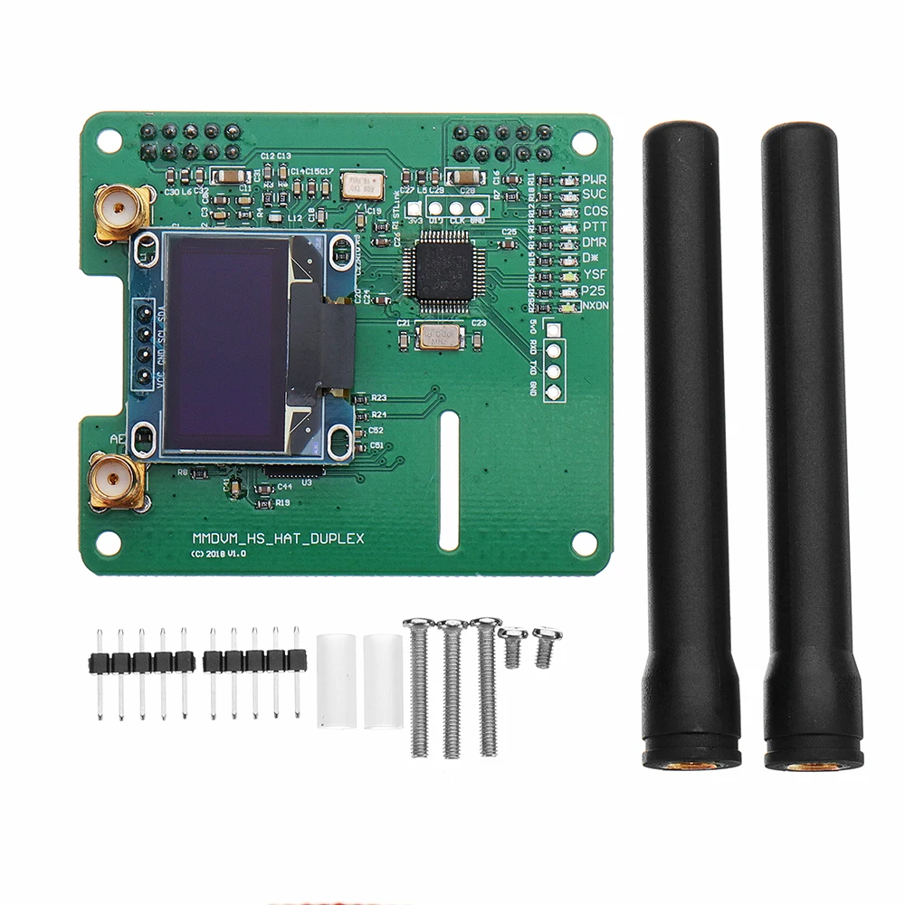 MMDVM DUPLEX RX TX UHF VHF Hotspot Support P25 DMR YSF NXDN DMR + OLED For Raspberry Pi
MMDVM DUPLEX RX TX UHF VHF Hotspot Support P25 DMR YSF NXDN DMR + OLED For Raspberry Pi