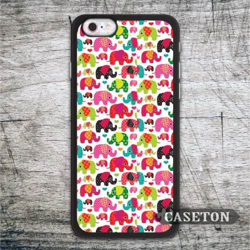 Rainbow Elephants font b Case b font For font b iPhone b font font b 7