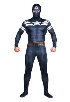 Captain America Costume for Women/Men/Kids Fullbody Suit, Halloween Cosplay Spandex Lycra Captain America Zentai Suit
Captain America Costume for Women/Men/Kids Fullbody Suit, Halloween Cosplay Spandex Lycra Captain America Zentai Suit