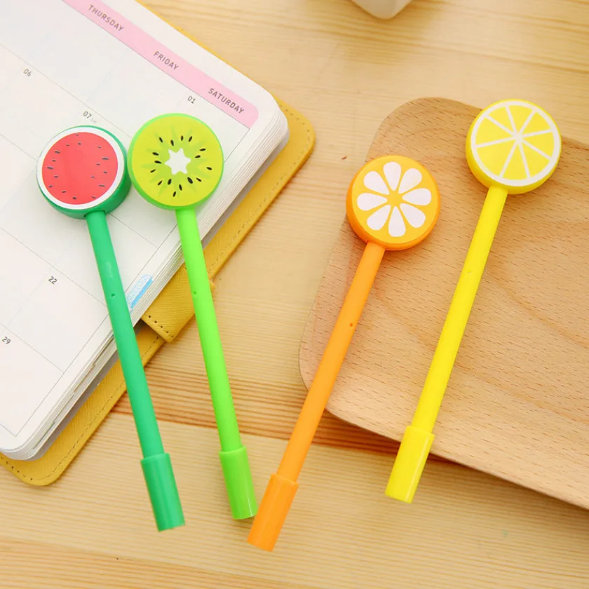 1pcs Kawaii office gel pen Creative cute Fruits pattern school stationery Supplies Black ink 0.5mm Pen refill
1pcs Kawaii office gel pen Creative cute Fruits pattern school stationery Supplies Black ink 0.5mm Pen refill