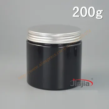200g aluminum lid Can PET Food storage 200ml brown Plastic Food Container Cream black Jar with silver aluminum lid
200g aluminum lid Can PET Food storage 200ml brown Plastic Food Container Cream black Jar with silver aluminum lid