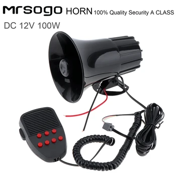 100W 12V 7 Tone Sounds Car Vehicle Truck Speaker Loud Siren Horn 105db with MIC Convenient Car Accessories Portable Tools
100W 12V 7 Tone Sounds Car Vehicle Truck Speaker Loud Siren Horn 105db with MIC Convenient Car Accessories Portable Tools