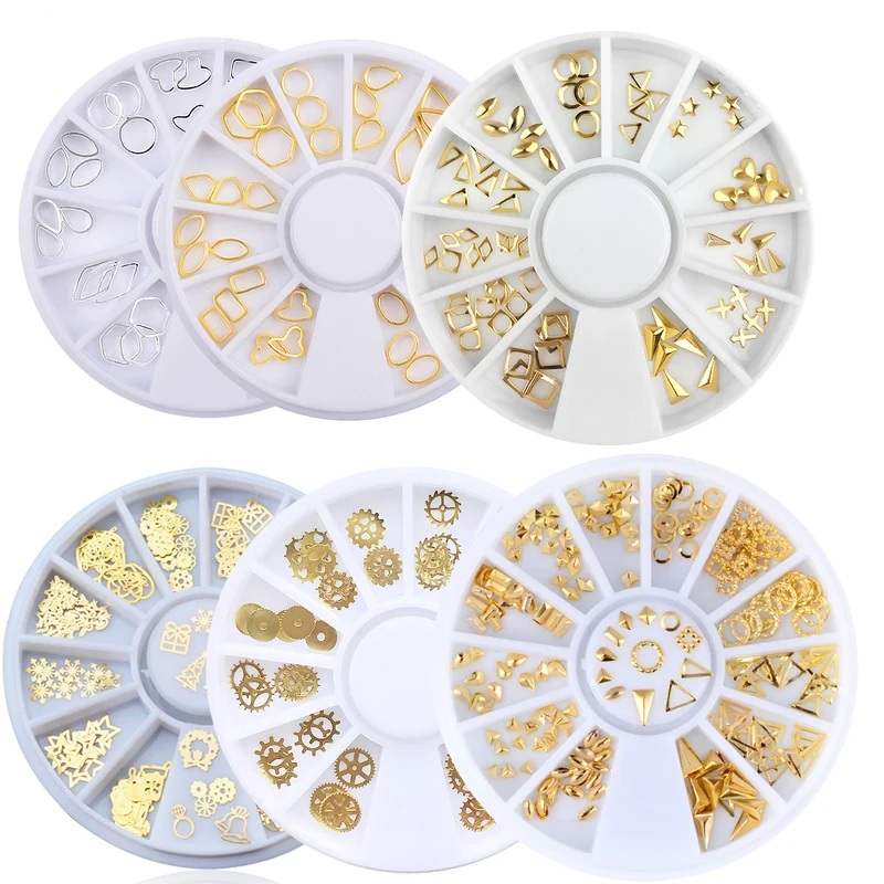 1 Box Metal Hollow Nail Art Studs Starfish Shell Anchor Triangle Pattern Riverts Decorations Manicure Nail cuticle Pushers
1 Box Metal Hollow Nail Art Studs Starfish Shell Anchor Triangle Pattern Riverts Decorations Manicure Nail cuticle Pushers