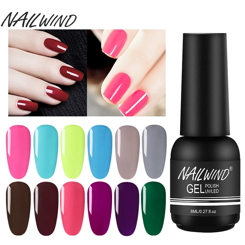 NAILWIND 8ML Gel Polish Pure Colors Nail Varnish Needed UV Lamp 1PCS Soak Off Semi Permanent Gel Designed For Manicure Beauty
NAILWIND 8ML Gel Polish Pure Colors Nail Varnish Needed UV Lamp 1PCS Soak Off Semi Permanent Gel Designed For Manicure Beauty