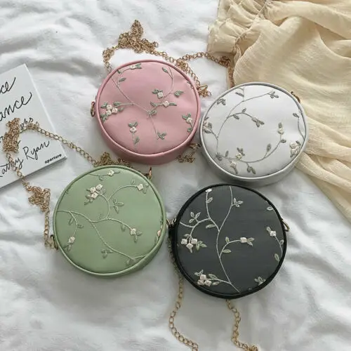 Round Lace Flower Women Bag Handbags Leather Shoulder Bag Chain Small Crossbody Bags For Women Messenger Bags arrival
Round Lace Flower Women Bag Handbags Leather Shoulder Bag Chain Small Crossbody Bags For Women Messenger Bags arrival
