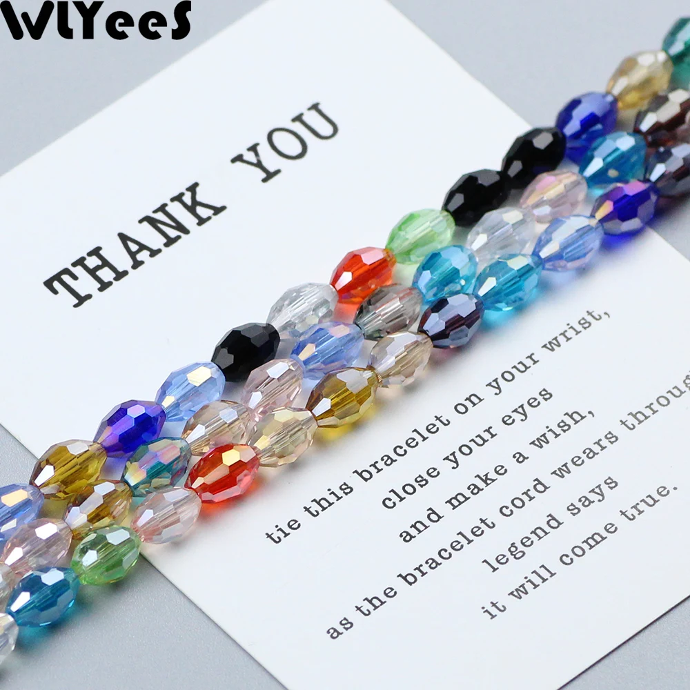 WLYeeS 6*8mm Rice grains shape Austrian crystal 50pcs Oval Glass Mix Color Loose beads for DIY Jewelry Necklace Bracelet Making
WLYeeS 6*8mm Rice grains shape Austrian crystal 50pcs Oval Glass Mix Color Loose beads for DIY Jewelry Necklace Bracelet Making