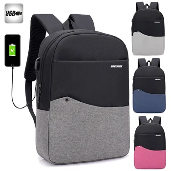 14 15 15.4 15.6 inch with USB interface Patchwork Laptop Notebook Bags Backpack Case for Men Women School Travel
14 15 15.4 15.6 inch with USB interface Patchwork Laptop Notebook Bags Backpack Case for Men Women School Travel