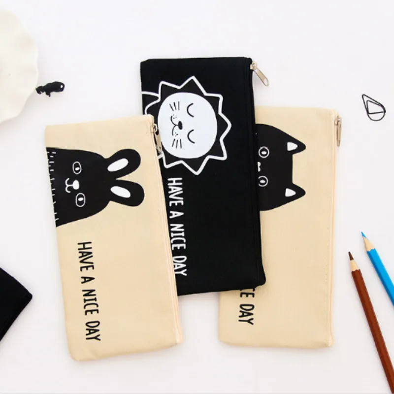 1 Pcs Cartoon Animal White Bear Pencil Case Canvas Pencil Bags School Supplies Stationery Material Escolar Pencil Case
1 Pcs Cartoon Animal White Bear Pencil Case Canvas Pencil Bags School Supplies Stationery Material Escolar Pencil Case