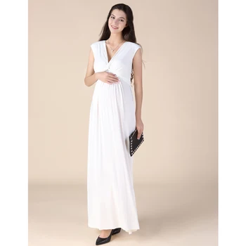 New Summer V-Neck Maternity Dress Pregnancy Clothes Long Women Evening Party Vestidos Gowns Noble Maternity photography Props 
New Summer V-Neck Maternity Dress Pregnancy Clothes Long Women Evening Party Vestidos Gowns Noble Maternity photography Props