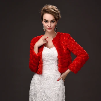 PJ7755 New Fashion Women Winter Clothes Red long Sleeved Women Short Coat Embossed Bride Cape Faux fur Shawl
PJ7755 New Fashion Women Winter Clothes Red long Sleeved Women Short Coat Embossed Bride Cape Faux fur Shawl