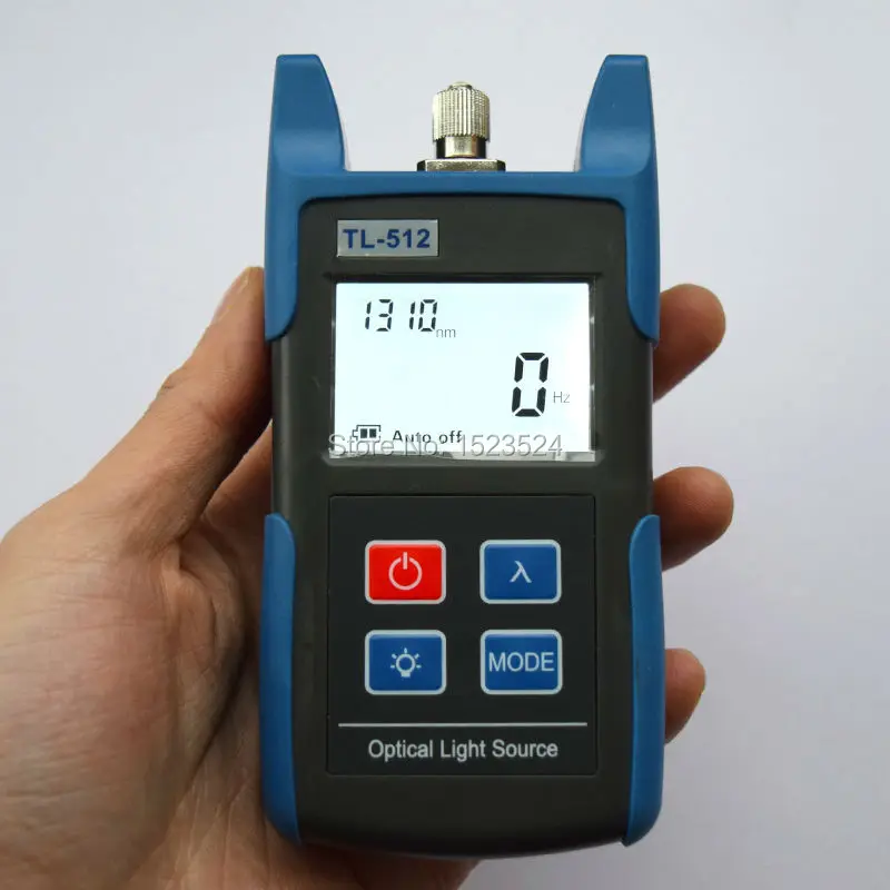 Free Shipping TL512 1310/1550nm Singlemode Handheld Optical Fiber Optic Light Source
Free Shipping TL512 1310/1550nm Singlemode Handheld Optical Fiber Optic Light Source