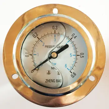 Shanghai Zhengbao YN60-ZT 0-0.6MPa with axial edge seismic / oil / earthquake / shockproof pressure gauge
Shanghai Zhengbao YN60-ZT 0-0.6MPa with axial edge seismic / oil / earthquake / shockproof pressure gauge