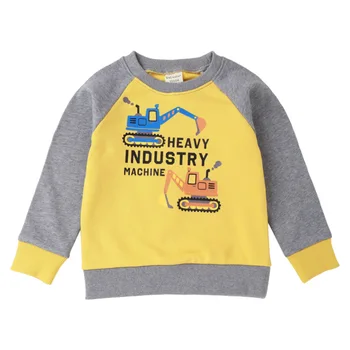 Kids Sweatshirt Autumn Winter Boys Girls Thicken Sweatshirt Excavator T-shirt Cartoon Print Children 2019 New Clothes Cotton
Kids Sweatshirt Autumn Winter Boys Girls Thicken Sweatshirt Excavator T-shirt Cartoon Print Children 2019 New Clothes Cotton