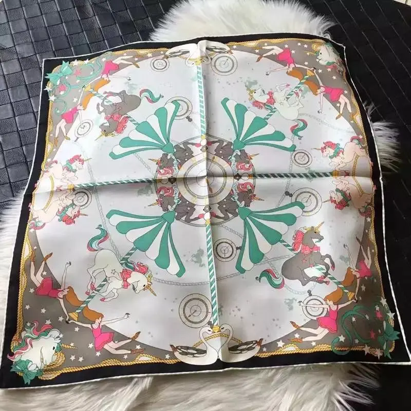 100% Silk Scarf for Hair Wrapping Fashion Printed Small Square Silk Scarfs Neckerchief Bandana Foulard High Quality Hand Rolled
100% Silk Scarf for Hair Wrapping Fashion Printed Small Square Silk Scarfs Neckerchief Bandana Foulard High Quality Hand Rolled