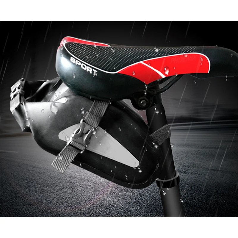 New Waterproof Bicycle Saddle Bag Bike Rear Bag Reflective Cycling Rear Seat Tail Bag Bike Panniers Bicycle Accessories Pocket
New Waterproof Bicycle Saddle Bag Bike Rear Bag Reflective Cycling Rear Seat Tail Bag Bike Panniers Bicycle Accessories Pocket