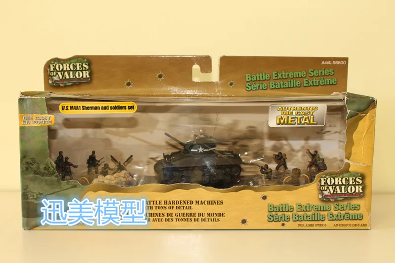 FOV 95324 1/72 Scale Military Model Toys U.S.M4A1 Sherman And Soldiers Set Diecast Metal Tank Model Toy For Collection/Gift
FOV 95324 1/72 Scale Military Model Toys U.S.M4A1 Sherman And Soldiers Set Diecast Metal Tank Model Toy For Collection/Gift