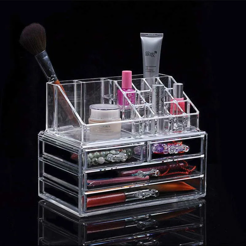 New Clear Acrylic Makeup Storage Case Nail Polish Rack Lipstick Cosmetic Storage box Holder Makeup Brush Makeup Organizer
New Clear Acrylic Makeup Storage Case Nail Polish Rack Lipstick Cosmetic Storage box Holder Makeup Brush Makeup Organizer