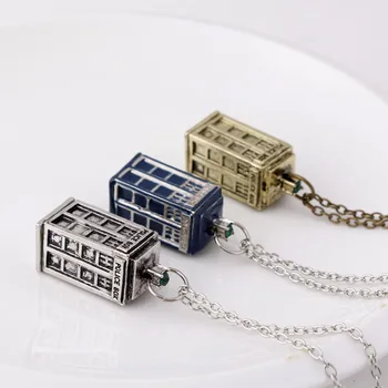 50pcs/lot Houselet Doctor Who Pendant Necklaces classic Police Box Design Rero Style Neckchians Movies Accessories jnm004
50pcs/lot Houselet Doctor Who Pendant Necklaces classic Police Box Design Rero Style Neckchians Movies Accessories jnm004