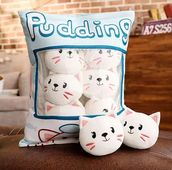 1pc 45cm cartoon sweet pudding cat snacks plush pillow cushion eight little round doll stuffed toy girl boy creative gift
1pc 45cm cartoon sweet pudding cat snacks plush pillow cushion eight little round doll stuffed toy girl boy creative gift