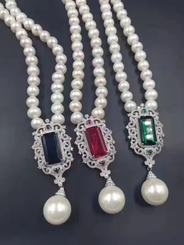 freshwater pearl and shell near roud 8-9mm necklace amazing 35inch wholesale FPPJ red/green/blue pendant
freshwater pearl and shell near roud 8-9mm necklace amazing 35inch wholesale FPPJ red/green/blue pendant