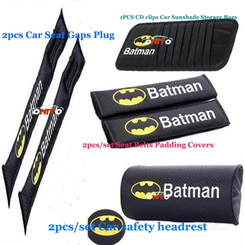 For Batman logo 2PCS/SET Automobiles Car Headrest Car Neck Pillow safety headrest carbon seat belts covers Good Quality
For Batman logo 2PCS/SET Automobiles Car Headrest Car Neck Pillow safety headrest carbon seat belts covers Good Quality