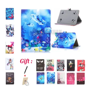 

Universal 10.1 inch Printed PU Leather Stand Case Cover For Asus memo pad FHD 10 ME301T ME302 ME302C ME302KL K005 K00A tablet