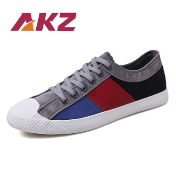 AKZ Mixed Colors Spring Summer loafers Men's casual shoes Denim Lace up shoes Comfortable Breathable Walking Shoes Male Flats
AKZ Mixed Colors Spring Summer loafers Men's casual shoes Denim Lace up shoes Comfortable Breathable Walking Shoes Male Flats