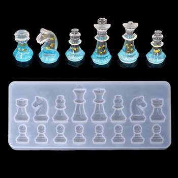 International Chess Shape Silicone Mold DIY Clay UV Epoxy Resin Mold Pendant Molds for jewelry
International Chess Shape Silicone Mold DIY Clay UV Epoxy Resin Mold Pendant Molds for jewelry