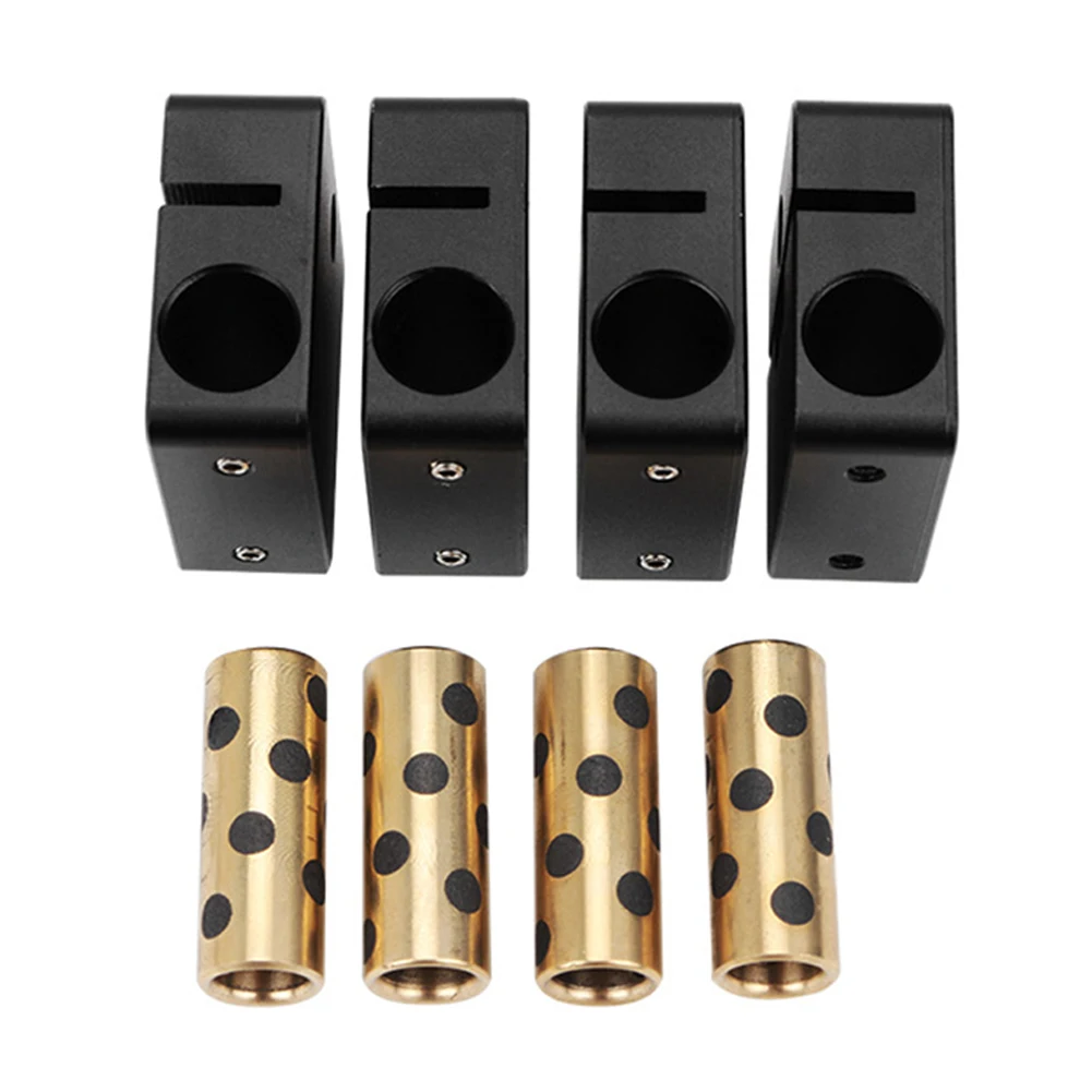 4PCS/Set Slider block Cross Slider UM3 Durable Aluminum Alloy Ultimaker 2 With Graphite Copper Sleeve 3D Printing Parts
4PCS/Set Slider block Cross Slider UM3 Durable Aluminum Alloy Ultimaker 2 With Graphite Copper Sleeve 3D Printing Parts