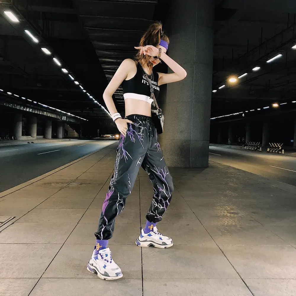 Hip Hop Pants Women's Summer Cargo Pants Mid Waist Loose Sports Pants Kpop Harajuku Fashion Printed Letters Pencil Pants Female
Hip Hop Pants Women's Summer Cargo Pants Mid Waist Loose Sports Pants Kpop Harajuku Fashion Printed Letters Pencil Pants Female