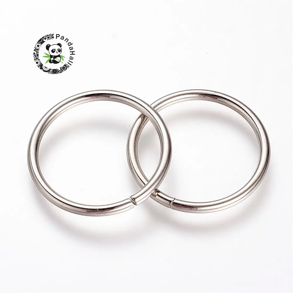 PandaHall 500pc 25x2mm 304 Stainless Steel Linking Jump Rings Jumprings Key Chain for Jewelry Making DIY Findings Chainmail
PandaHall 500pc 25x2mm 304 Stainless Steel Linking Jump Rings Jumprings Key Chain for Jewelry Making DIY Findings Chainmail
