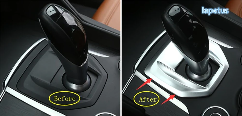 

Lapetus Interior Stalls Gear Shift Box Panel Decorative Frame Cover Trim Fit For Alfa Romeo Giulia 2016 2017 2018 2019 2020 ABS