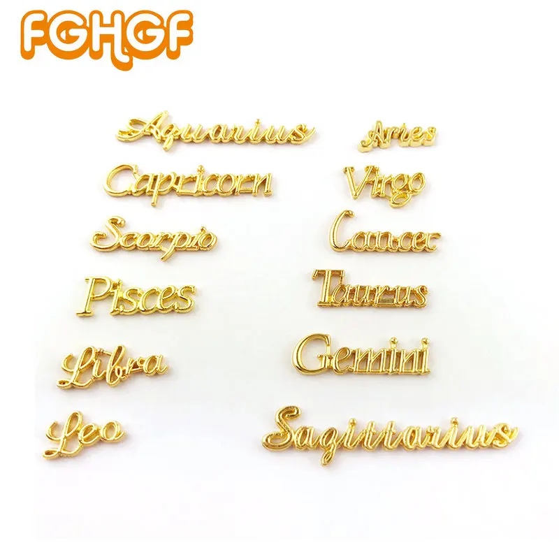 12pcs Horoscope Resin Jewelry Filling Golden Tiny Decor Constellations Alphabet Inclusions Inserts Epoxy Mold Cabochon Setting
12pcs Horoscope Resin Jewelry Filling Golden Tiny Decor Constellations Alphabet Inclusions Inserts Epoxy Mold Cabochon Setting