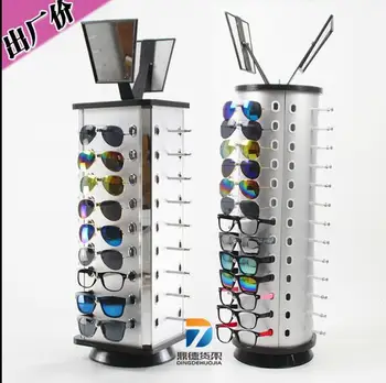 The eyeglasses display frame can rotate the round table of the fine sunglasses shelf
The eyeglasses display frame can rotate the round table of the fine sunglasses shelf