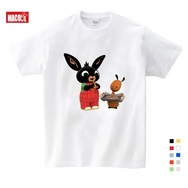 Children Cartoon Bing Rabbit/Bunny Funny T Shirt Baby Boys/Girls Cute Summer Tops Kids Casual Clothes 3-12 Years T-shirts
Children Cartoon Bing Rabbit/Bunny Funny T Shirt Baby Boys/Girls Cute Summer Tops Kids Casual Clothes 3-12 Years T-shirts